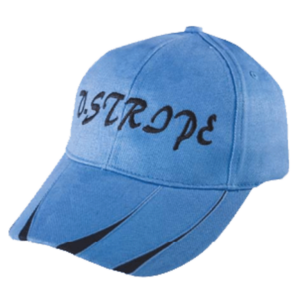 HEAVY BRUSHED COTTON CAP WITH V - STRIPE PEAK